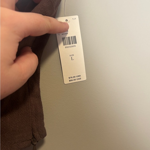 NWT ✨ Anthropologie 4th & Reckless Macie Linen-Blend Strapless Crop Top - Picture 6 of 10